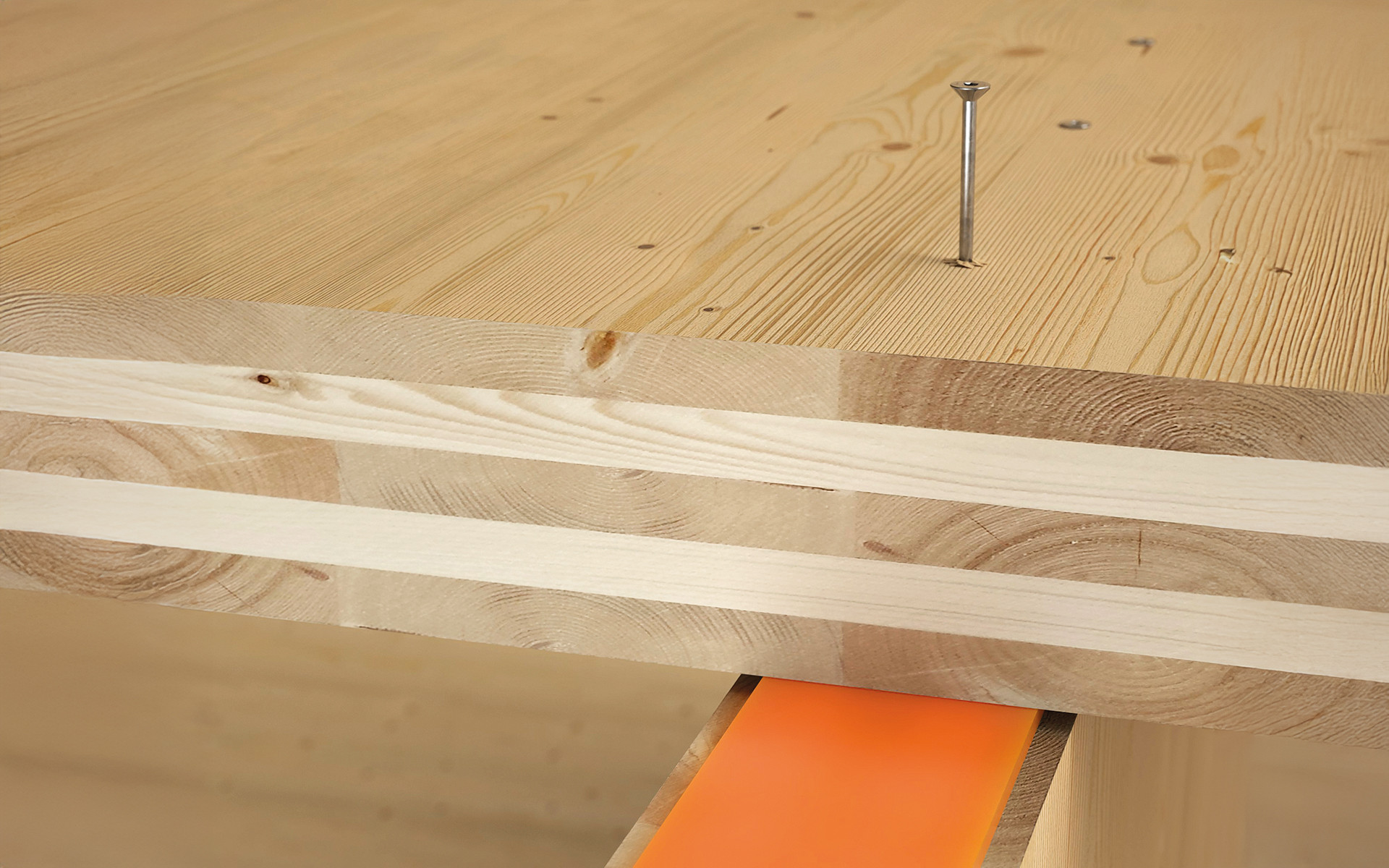 Timber joint with resilient profile for acoustic and structural performance in mass timber construction