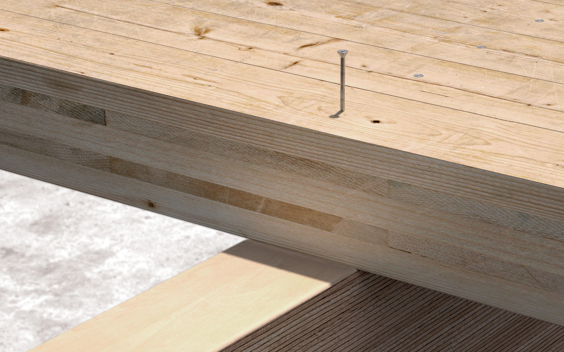 Connessioni nel cantiere ibrido: viti per legno – legno, legno e acciaio, legno e calcestruzzo.