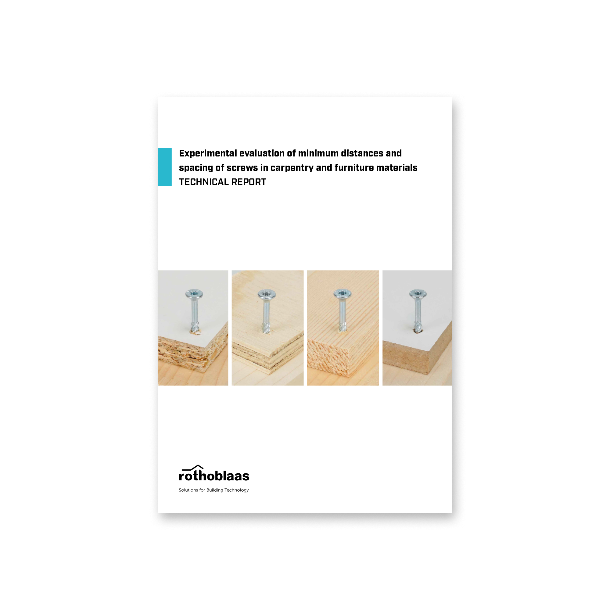 Experimental evaluation of minimum distances and spacing of screws in carpentry and furniture materials