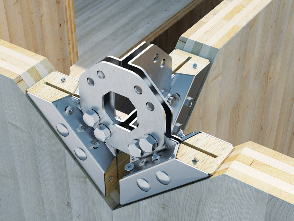 X-rad-constructions-en-bois-de-systeme-de-connexion