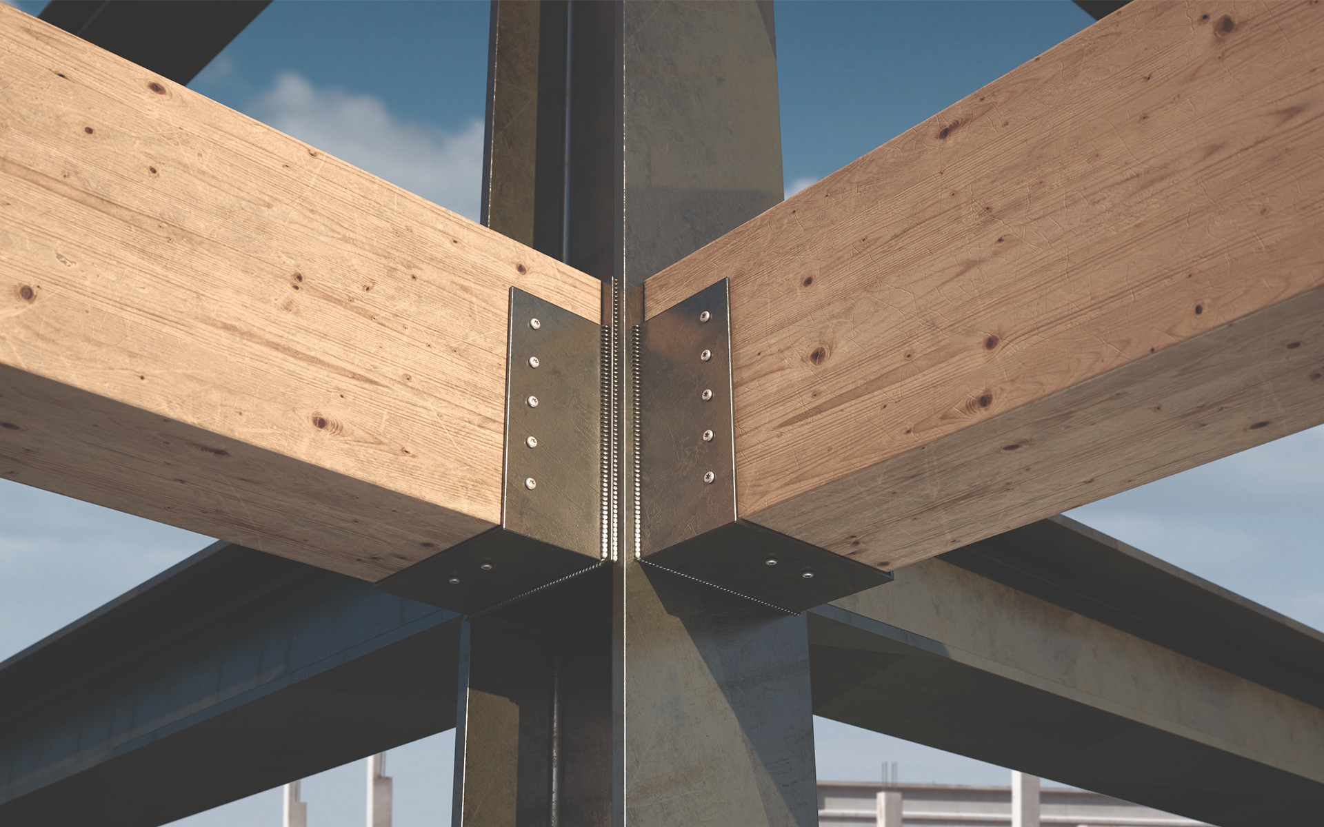 Connessioni nel cantiere ibrido: viti per legno – legno, legno e acciaio, legno e calcestruzzo.
