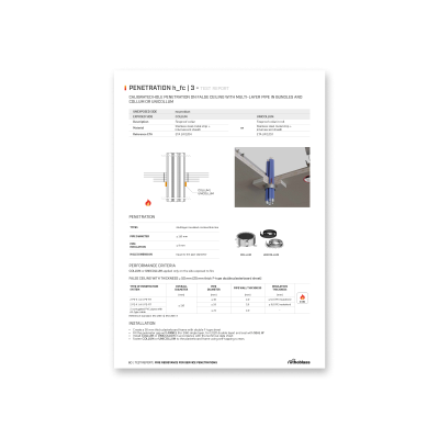 FIRE RESISTANCE FOR SERVICE PENETRATIONS