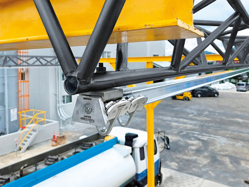 application-système-à-rail-au-dessus-de-la-têteh-rail-overhead