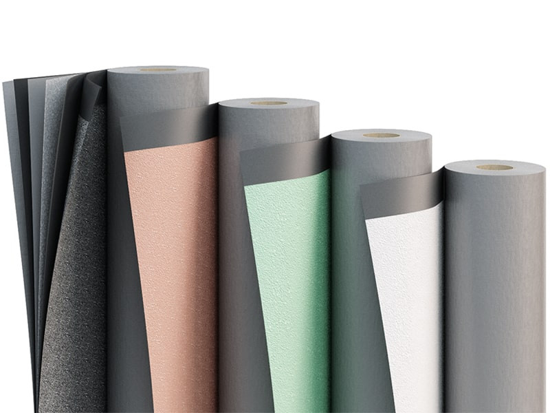 membrane bitumeuse auto-adhesive avec finition en ardoise