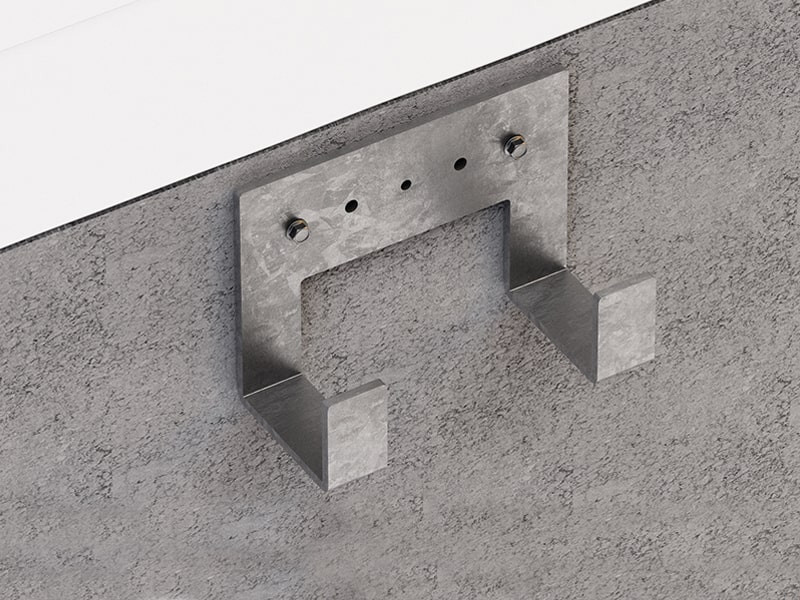 application-crochet-d'échelle-simple-avec-support-vertical-hang-wall