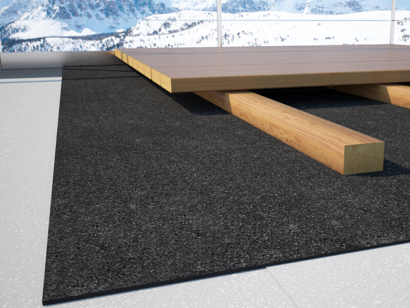 application-sous-couche-en-granule-de-caoutchouc-granulo