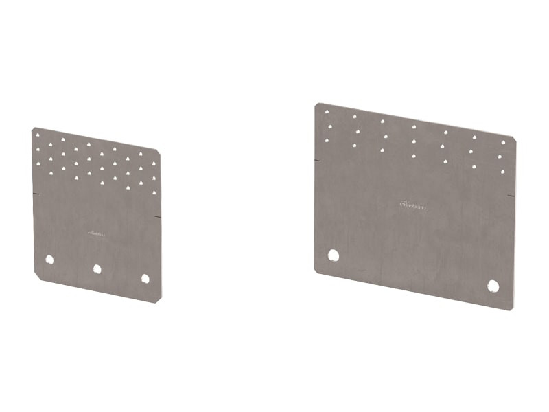 plaques pour forces de traction bois-béton